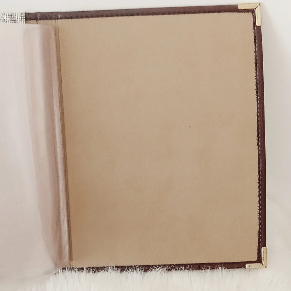VTG Your Excellency by Anglers Faux Leather Presentation Binder NOS READ